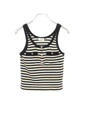 Celine Tank Top Marinier Ribbed Cotton Jersey